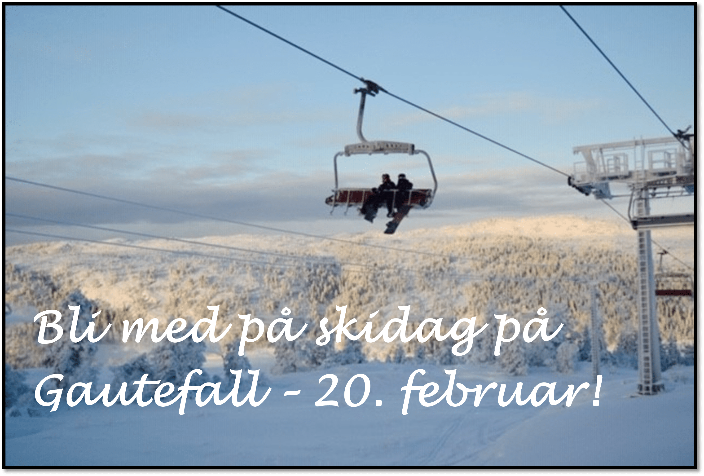 Bli Med På Skidag På Gautefall 